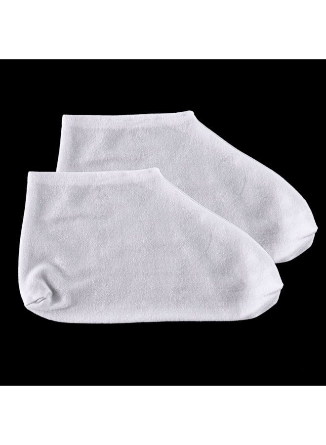 Hotop 3 Pairs Cotton Socks Lotion Absorbing Moisturizing Socks Spa Socks for Dry Feet, White - Image 5